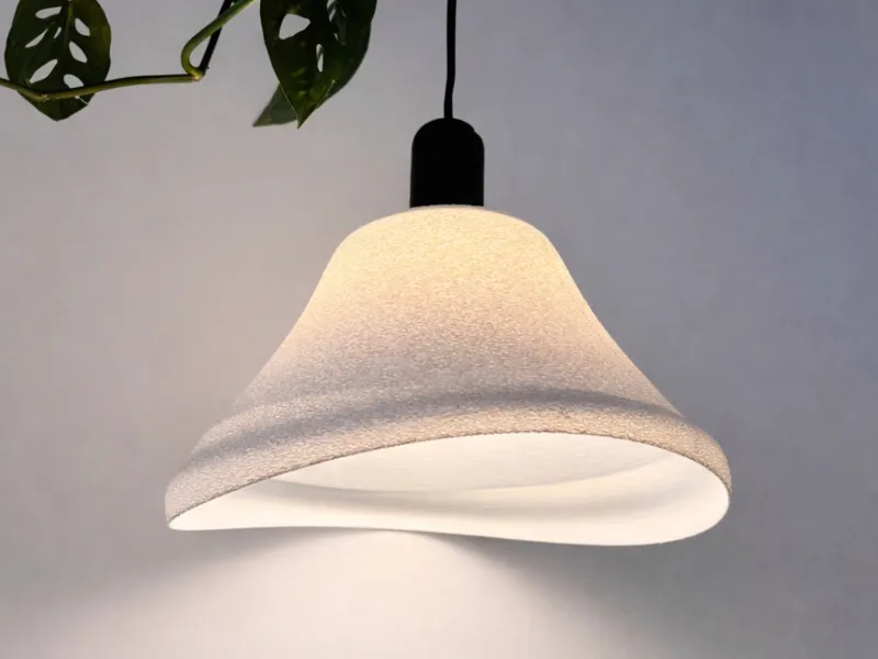Asymmetric Sculpted Lampshade | Texture Series