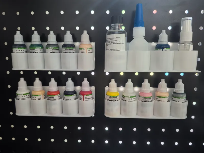 适用三梦SAMEDREAM洞洞板 -颜料瓶支架- 30mm孔距 6mm孔径