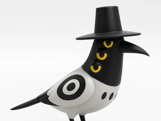 K-Pop Magpie bird - Free 3D Print Model - MakerWorld