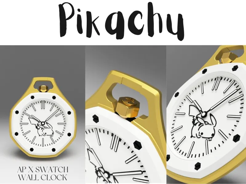 PIKACHU - Wall Clock