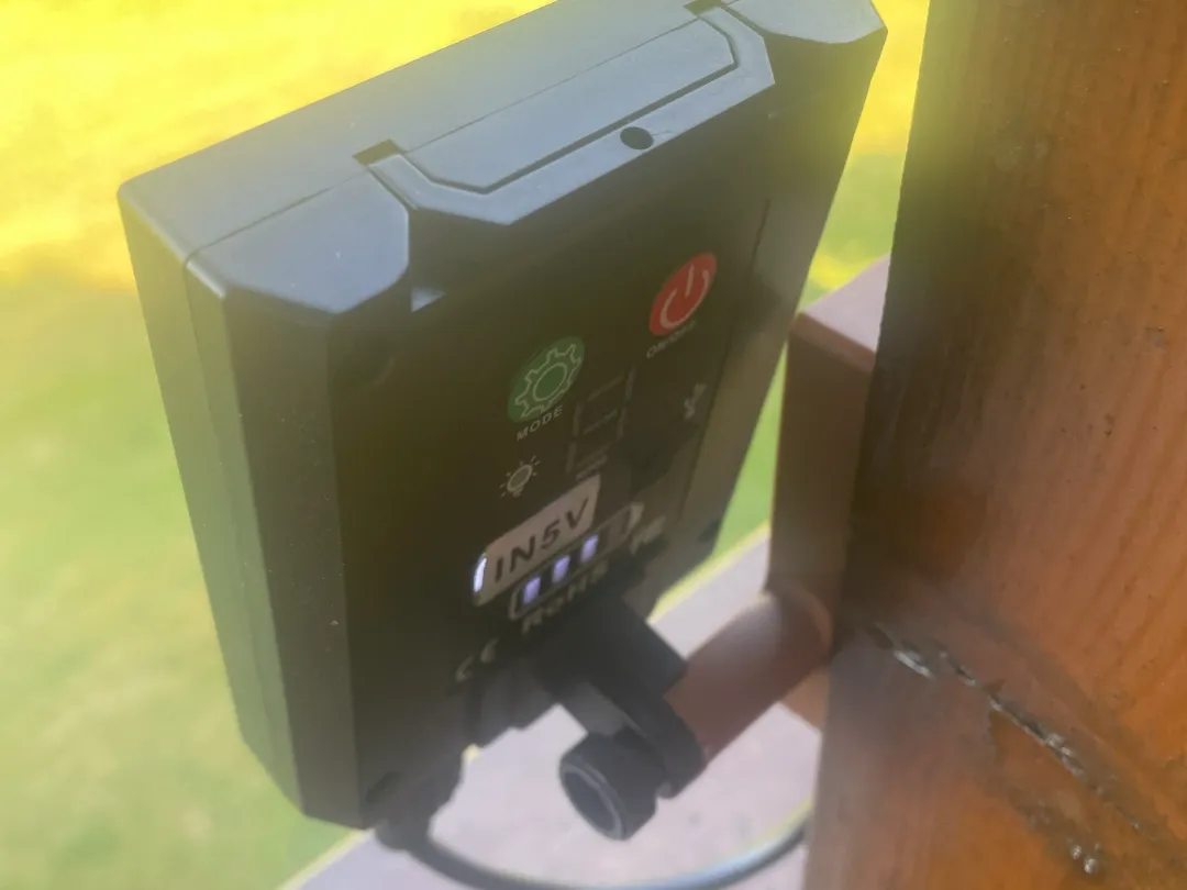 Support de panneau solaire pour lampe de jardin