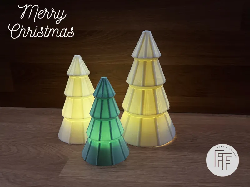 Ribbed Christmas Tree (Tealight)