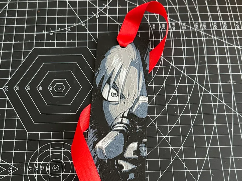Edward Elric Bookmark (FMA) - HueForge Design