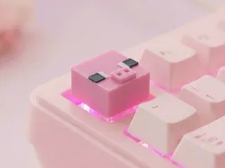 Minecraft pig keycap