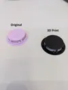 Variable layer height, 2 walls, 100% infill, Multimaterial