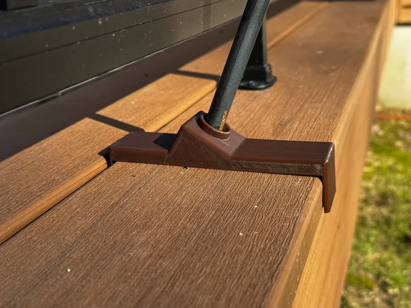 No-Drill Deck Bird Feeder Bracket