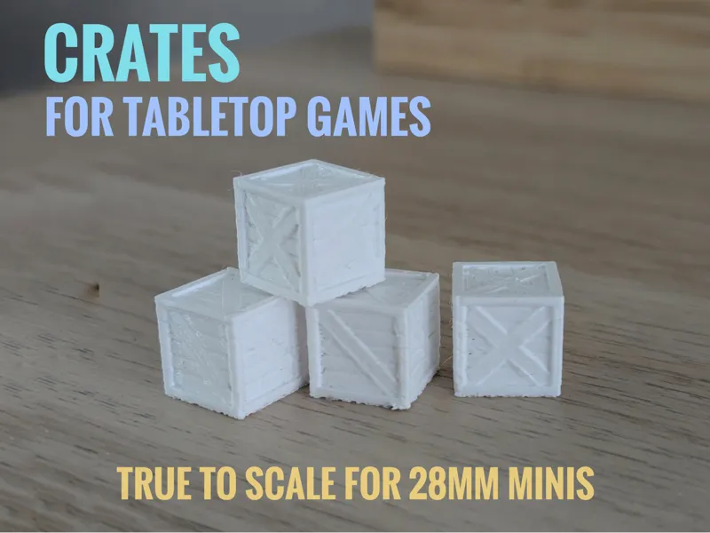 Crates for tabletop games