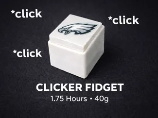 Philly Eagles Clicker Fidget (No parts needed)