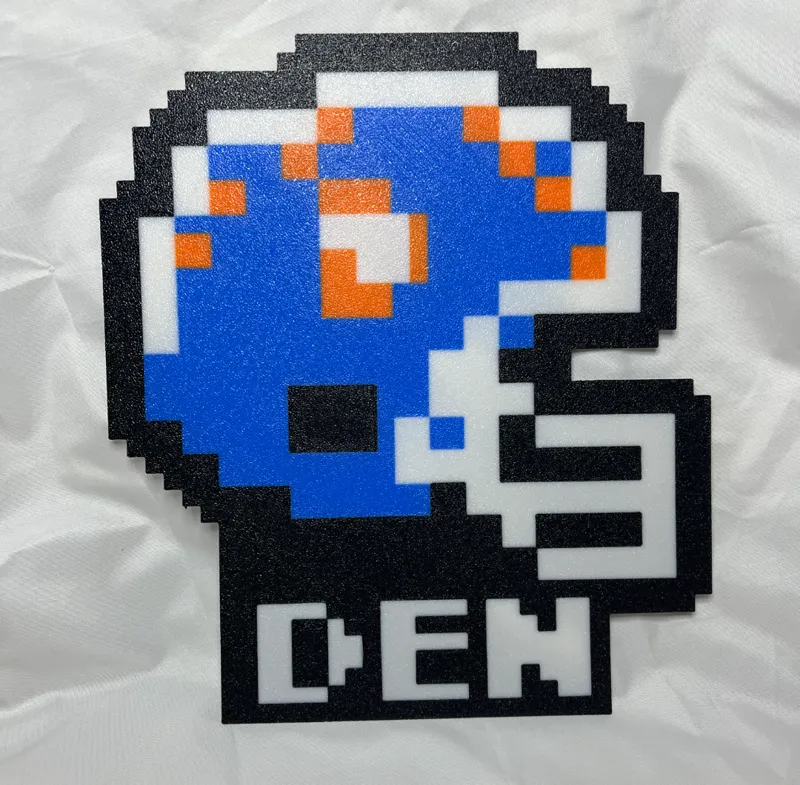 Denver Broncos Tecmo Super Bowl Light Box