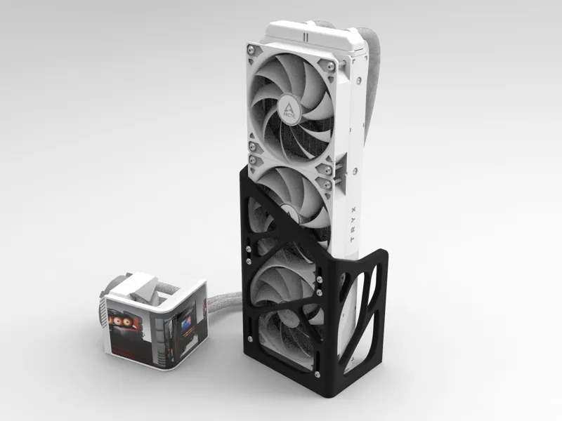 TRYEE    -TRYX Panorama external radiator stand-