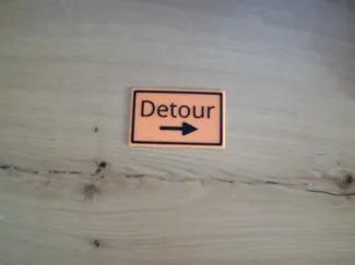 Detour sign