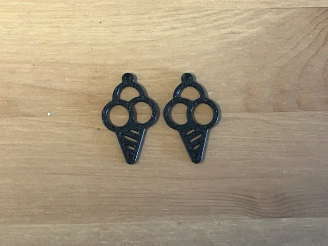 ice cream earrings