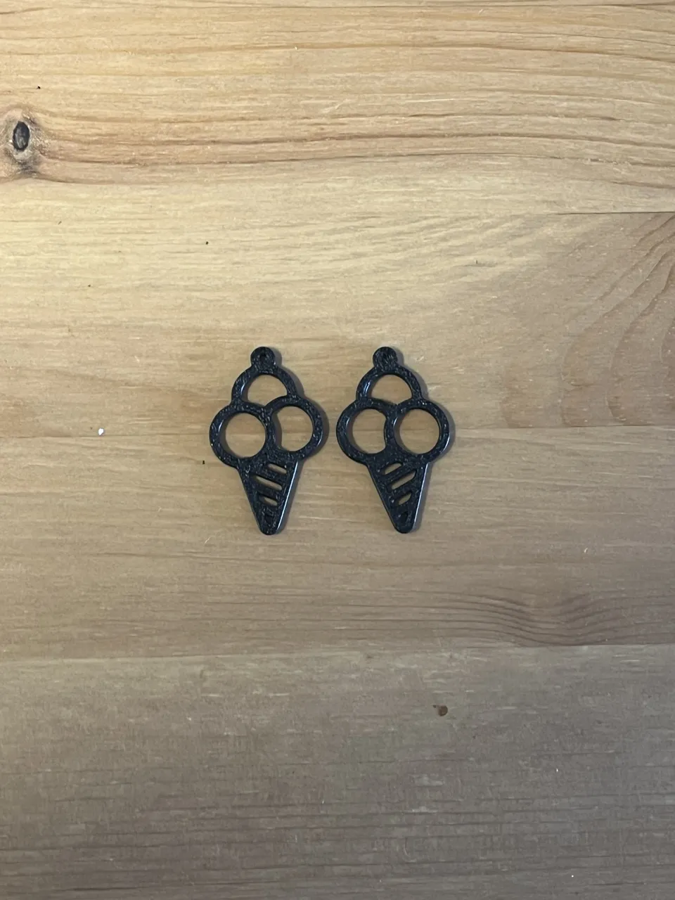 ice cream earrings view 2
