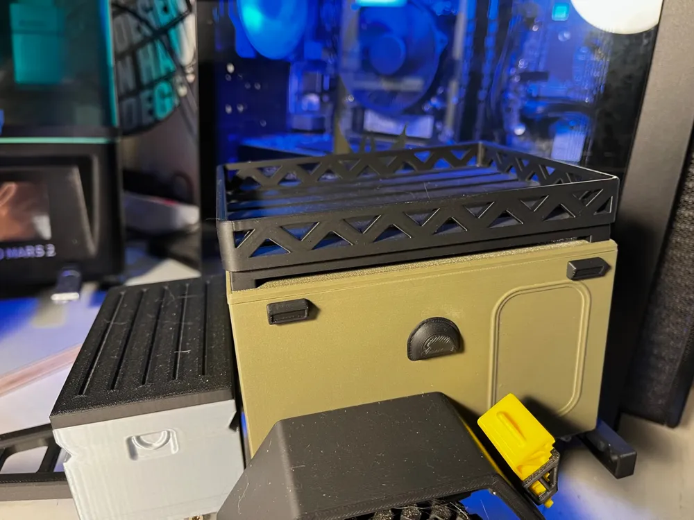 Roof rack / Rail RC Crawler 1 10 by dedan83 MakerWorld