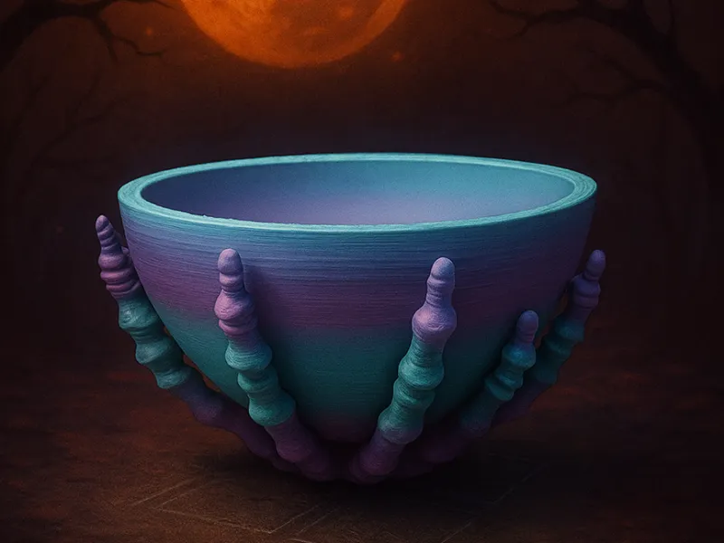 Halloween Knochen-Schüssel-ohne stützen
