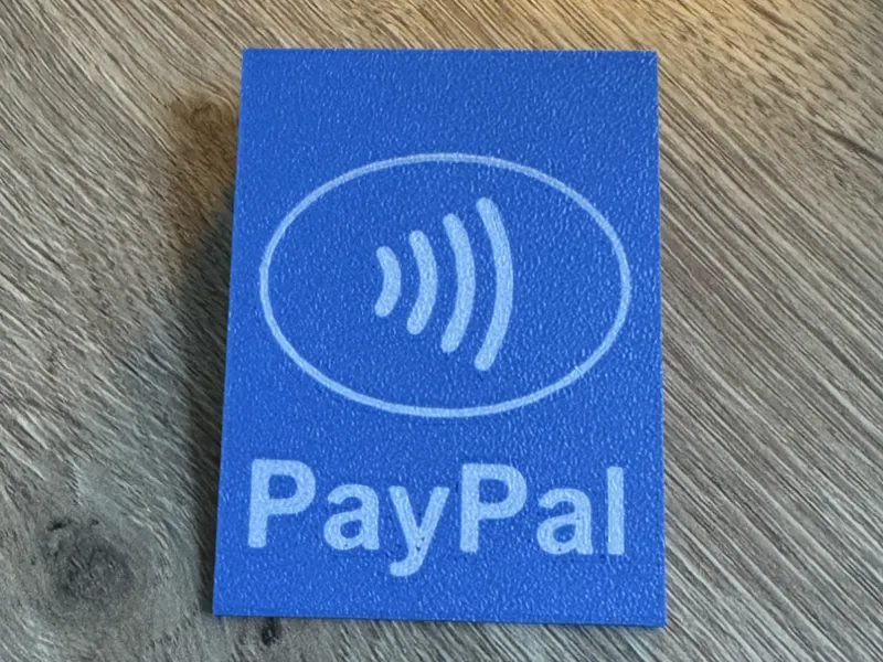 PayPal NFC Tap to Pay Display Stand