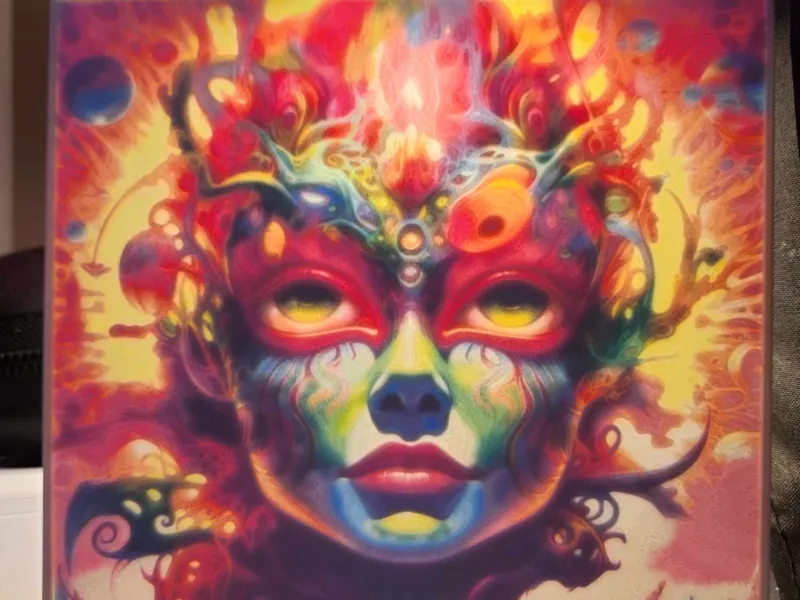 Trippy Female CMYK Lithophane