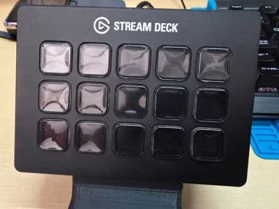 Stream Deck MK1 add-on for Spacemouse mount