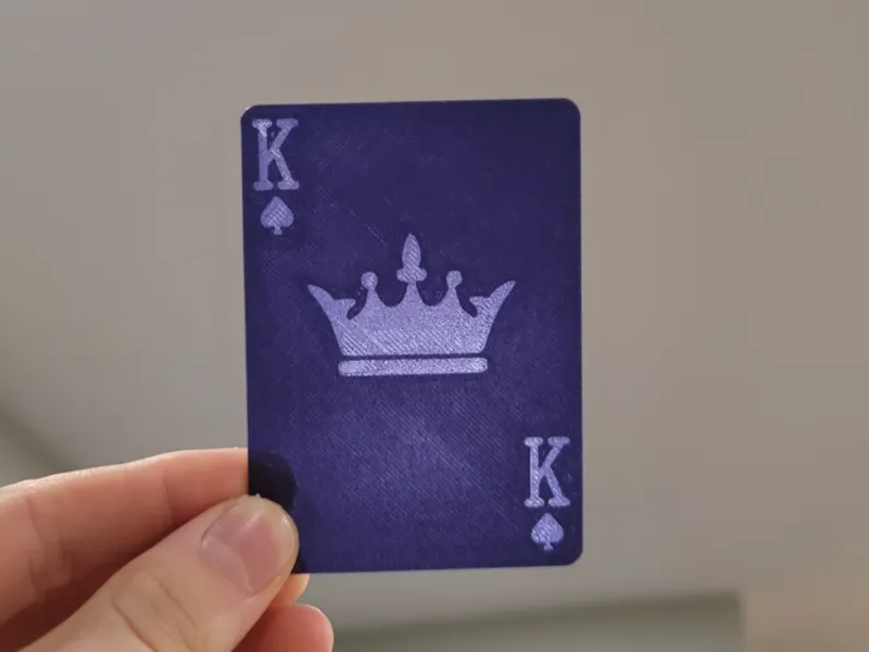 King Throwing/Playing card