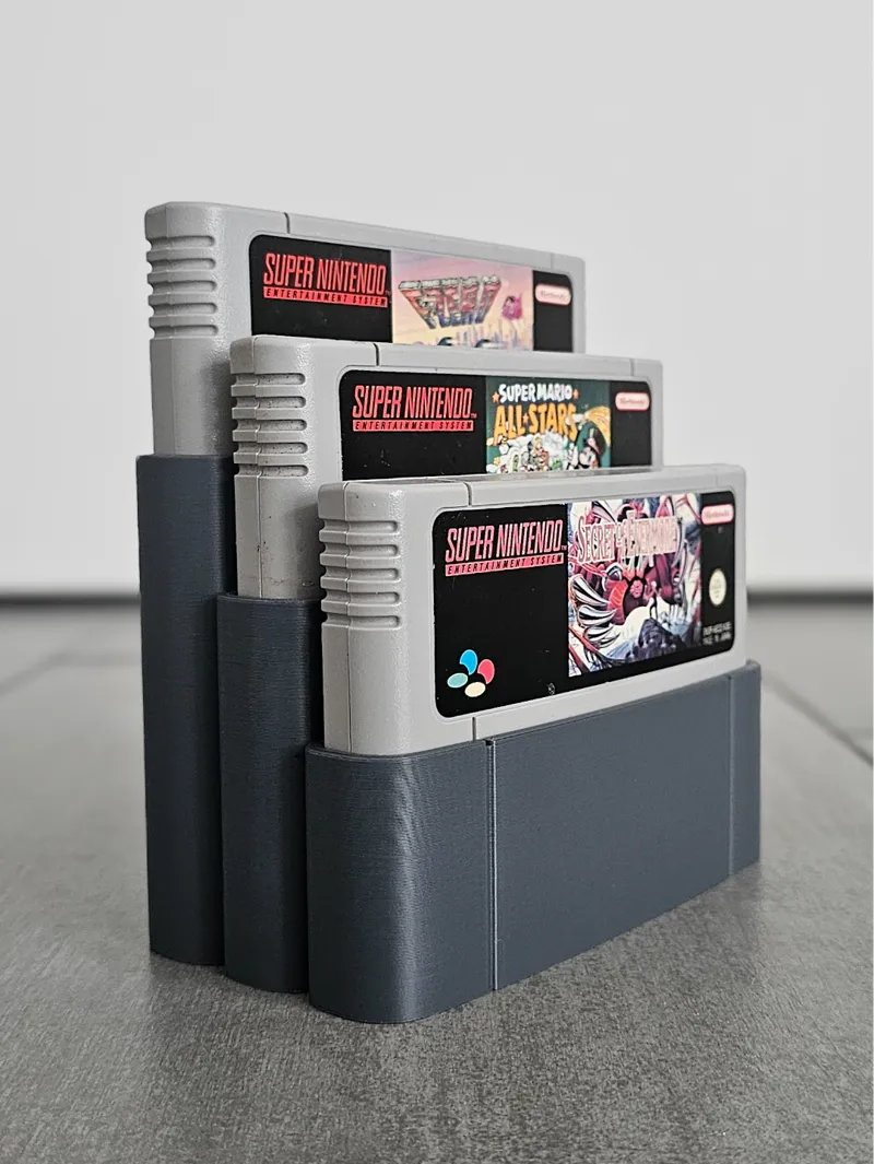 SNES Game Cartridge Stand