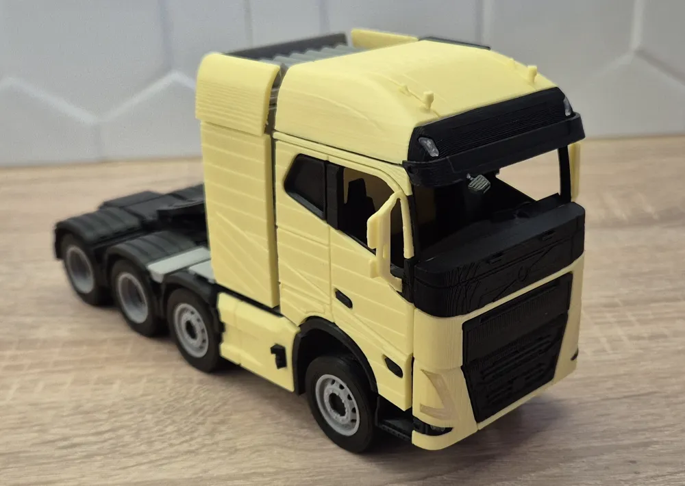 Image Lorry Coloruing Printable Volvo FH 16 750 truck kit card - Free 3D Print Model - MakerWorld