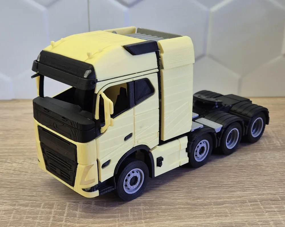 Image Lorry Coloruing Printable Volvo FH 16 750 truck kit card - Free 3D Print Model - MakerWorld