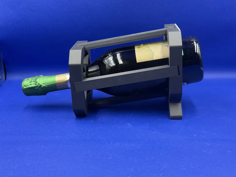 Tilted Modular Wine Rack - Free 3D Print Model - MakerWorld