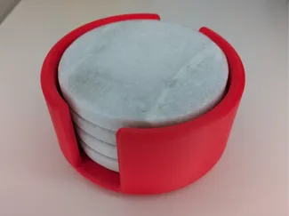 Customizable minimalist coaster holder