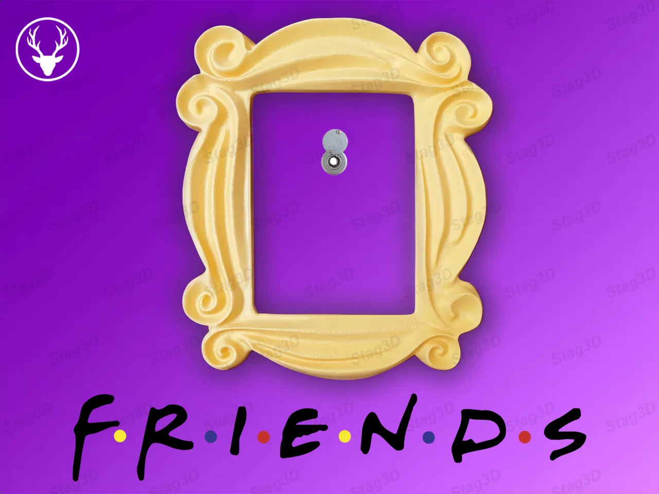 The Friends peephole frame! view 4