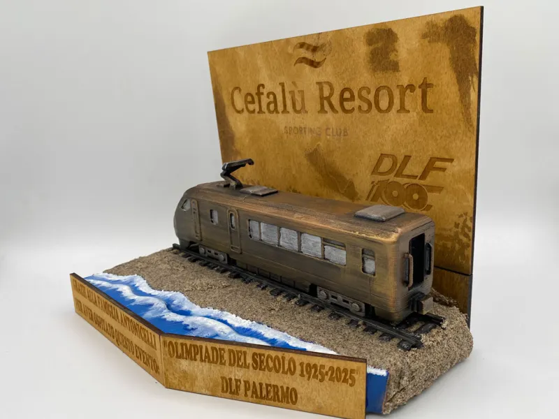 Train in the beach trophy