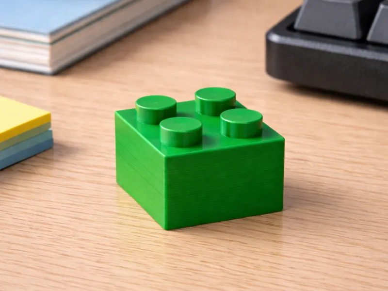 2x2 Brick – 3D Printable Classic Block (Brick)