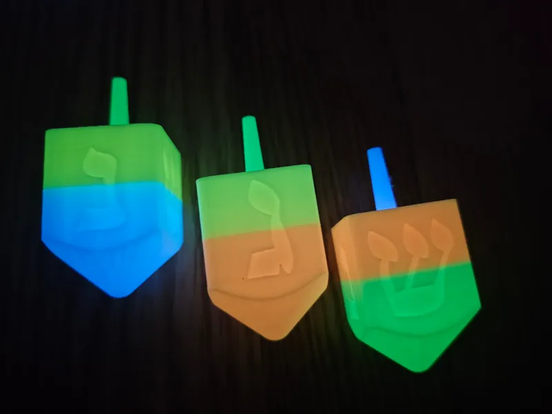 Dreidel (spinning top) for Hanukkah!