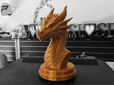 Lightning Dragon Bust