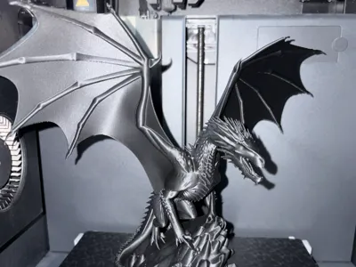 Dragon on Rock