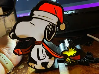 Snoopy and Woodstock light box