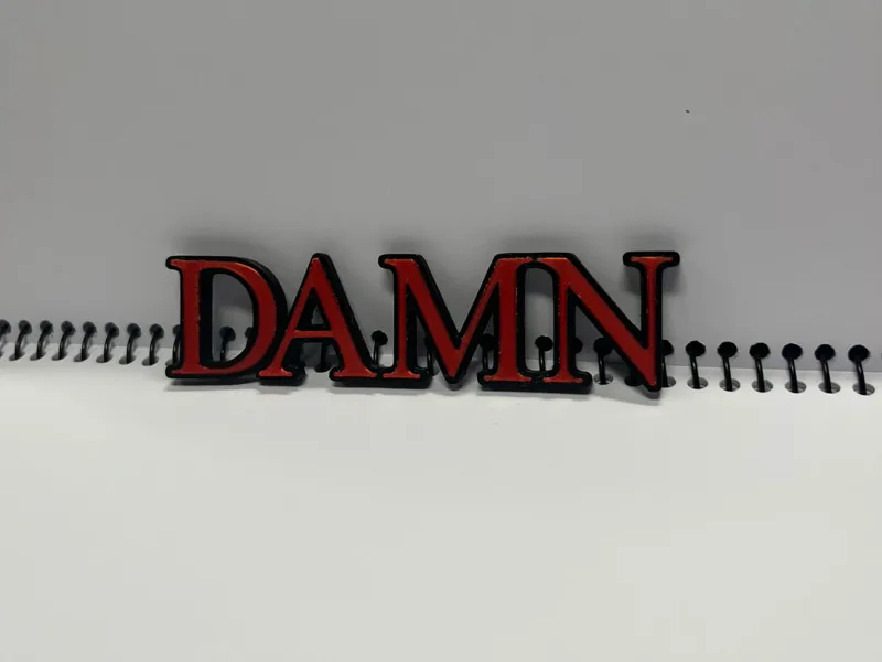 DAMN Kendrick Lamar keychain
