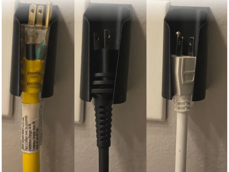 Wall Mounted NA Plug Holder 
