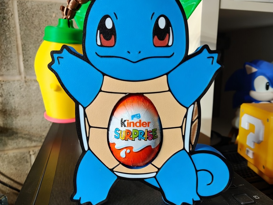 Squirtle Easter Kinder Egg Holder Gift