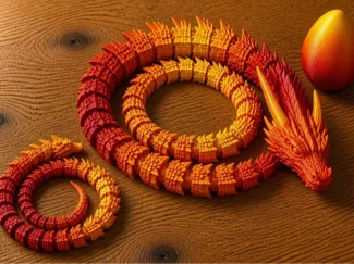 Articulated Dragon(give credit to commercialize)
