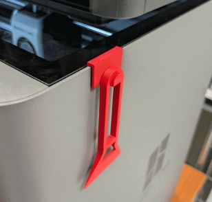 P2S/X2D simple holder for Bambu Bed Scraper