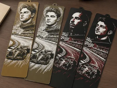 F1 Bookmarks [Oscar Piastri, Lewis Hamilton]