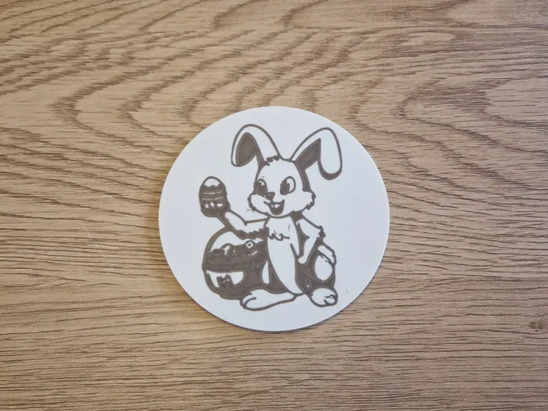 Glasuntersetzer Ostern
