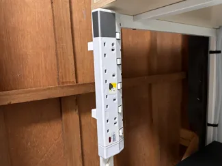 Ikea Alex Table Leg Power Strip Holder (No Drill)
