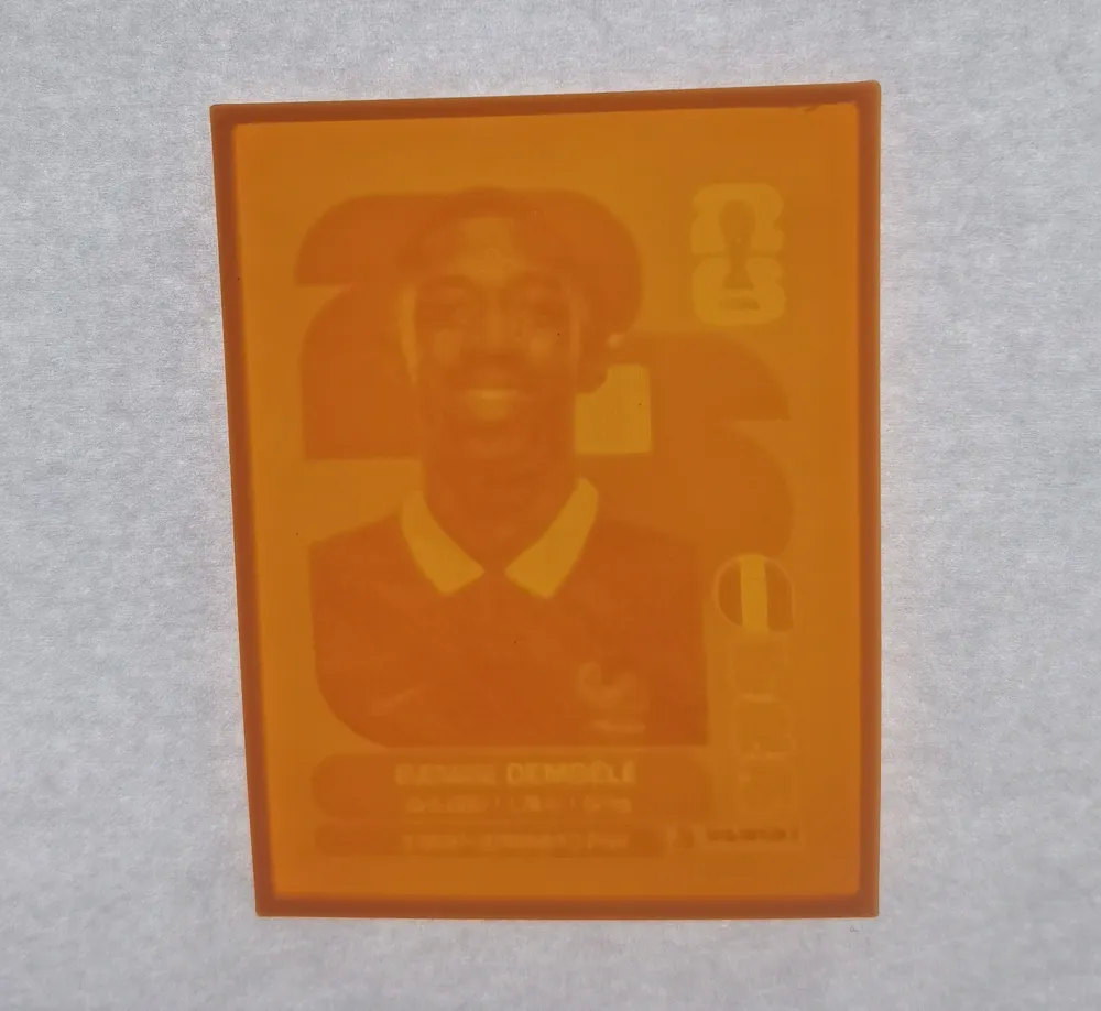 Ousmane Dembele 3D Figure (Panini Album 2026) - Free 3D Print Model ...