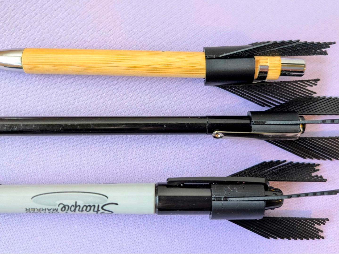 Pen + Pencil Fletching (Orc Arrow Feathers)