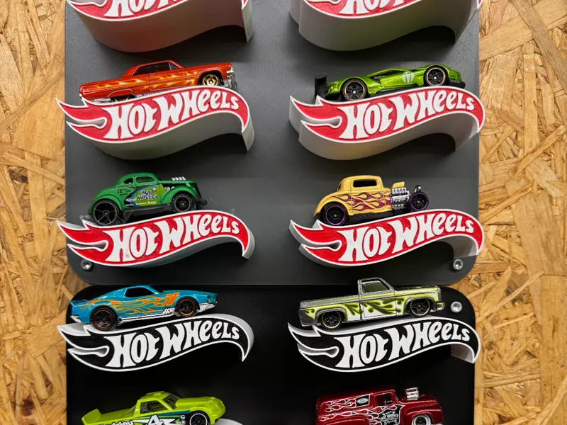 Hotwheels wall display