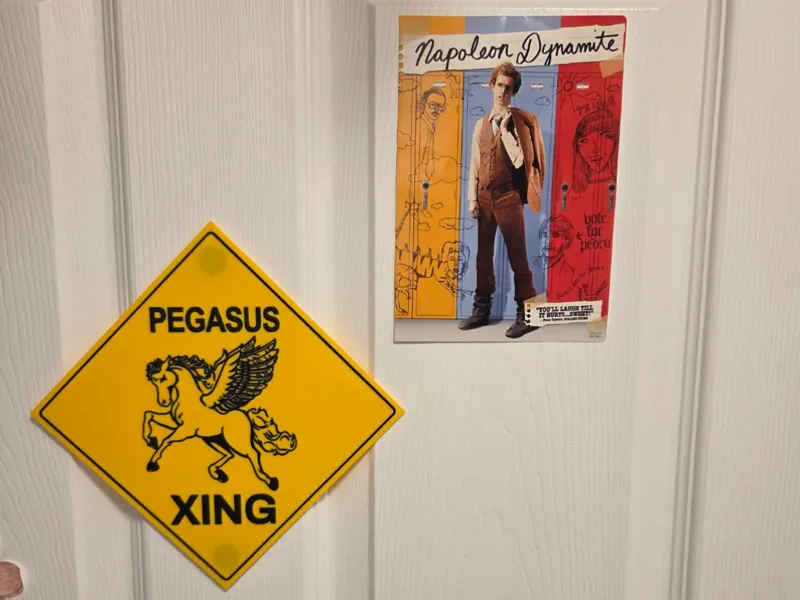 Napoleon Dynamite Pegasus XING Sign