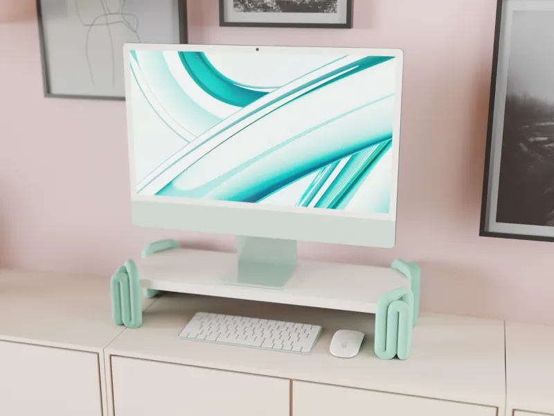 Wibble Aesthetic Monitor Riser Legs