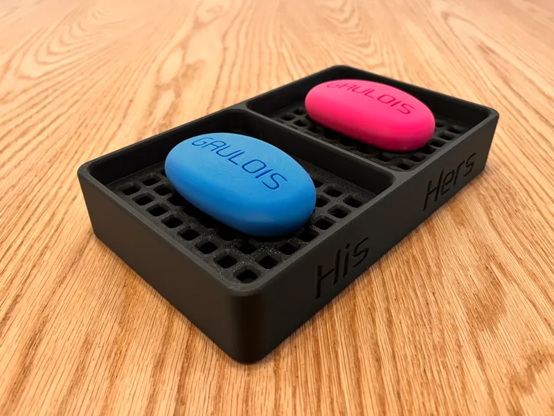His & Hers Soap Tray