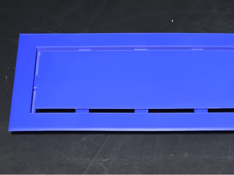Modern Closed Parametric Floor Vent Grille